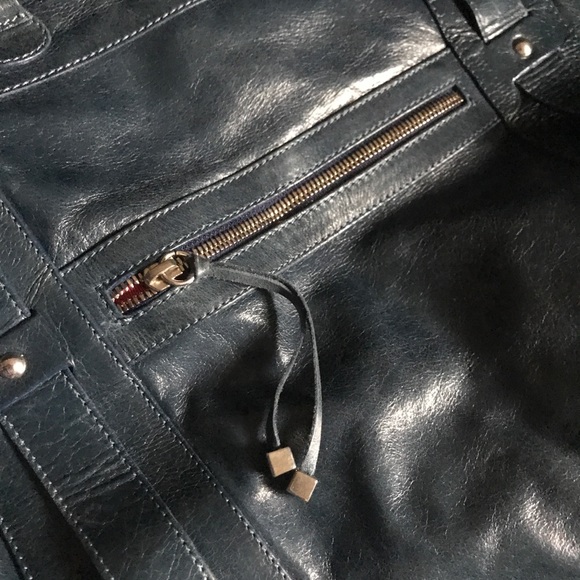 Belen Echandia Leather large shoulder tote bag - Picture 5 of 8